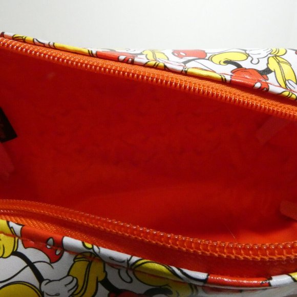 RARE Walking Mickey Mouse Cosmetic Bag Disney Pencil Travel Makeup Case L.E. NWT - Picture 9 of 10